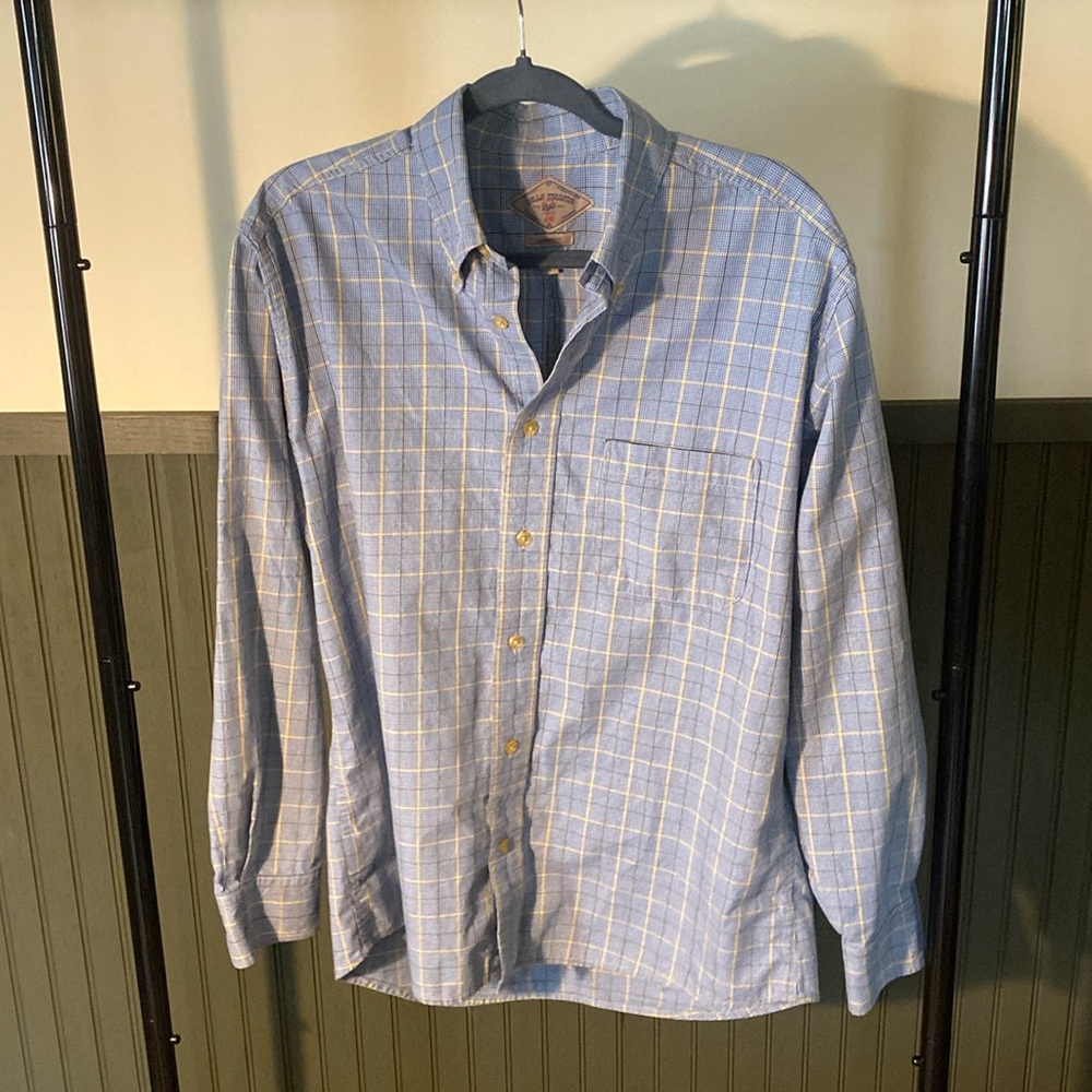 Bill’s Khakis long sleeve sport shirt. Made in USA.
